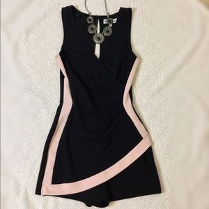 NEW Bodycon Faux Wrap Dress with Attached Shorts